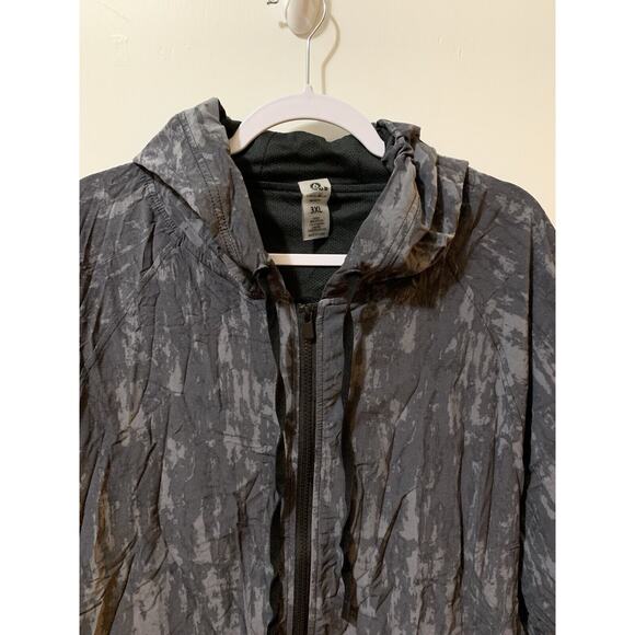 Mono B Jacket Women’s 3XL Black Gray Camo Athletic Jacket Zip - Picture 2 of 12